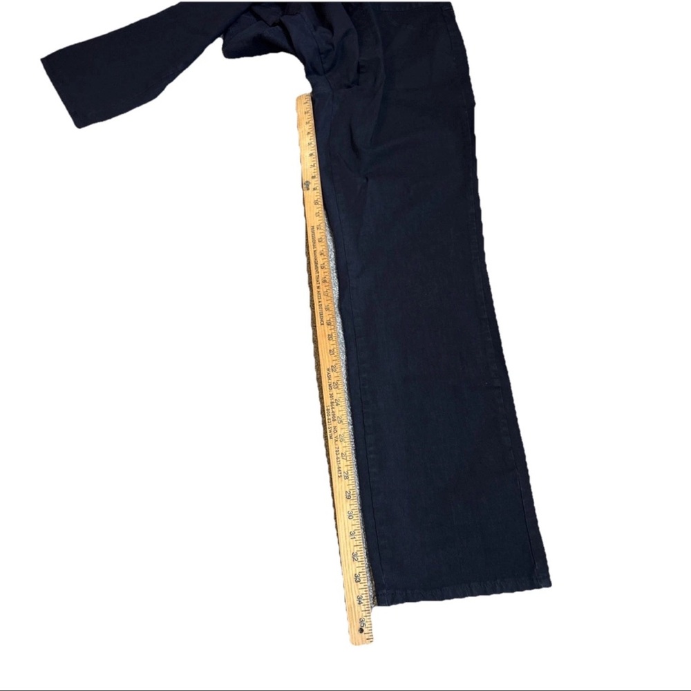 Isaac Mizrahi Live! Reg True Denim Dark Navy Pull On Pattern Trouser Pants 16T - Picture 7 of 15